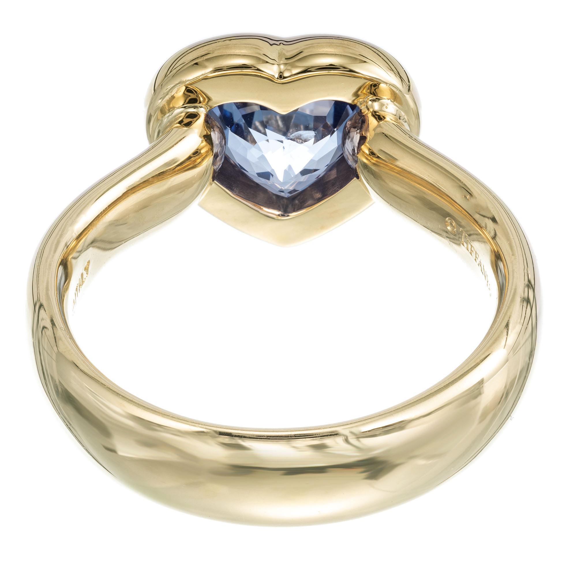gucci blue heart ring