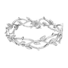 Tiffany & Co. 1,50 Karat Diamant Platin Girlande Armband