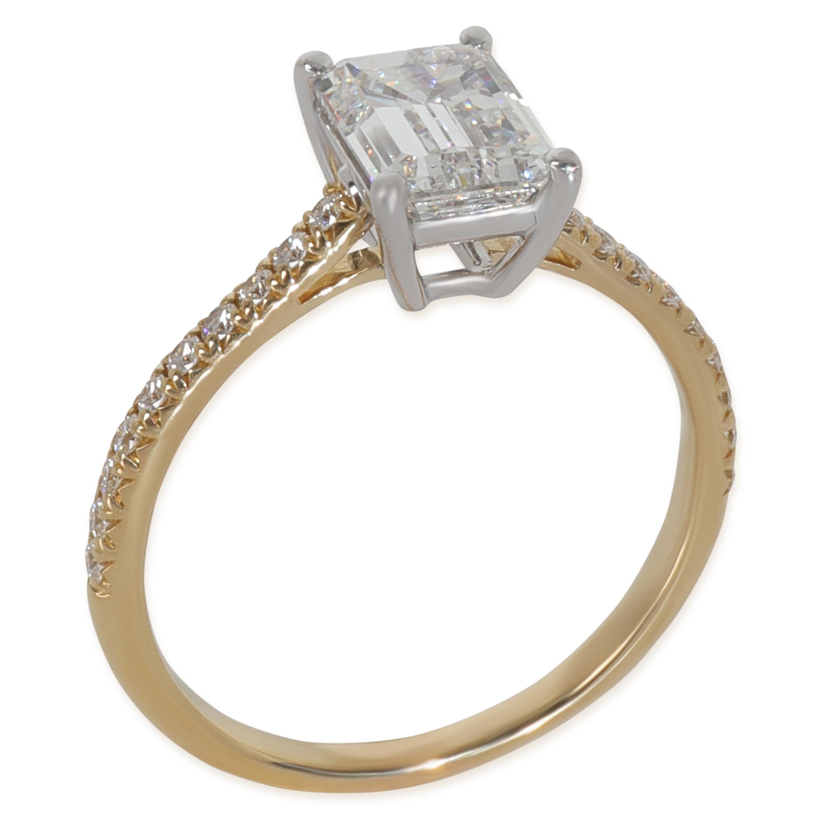 Tiffany & Co. 1,51 ct Smaragddiamant Novo Verlobungsring im Zustand „Hervorragend“ im Angebot in New York, NY