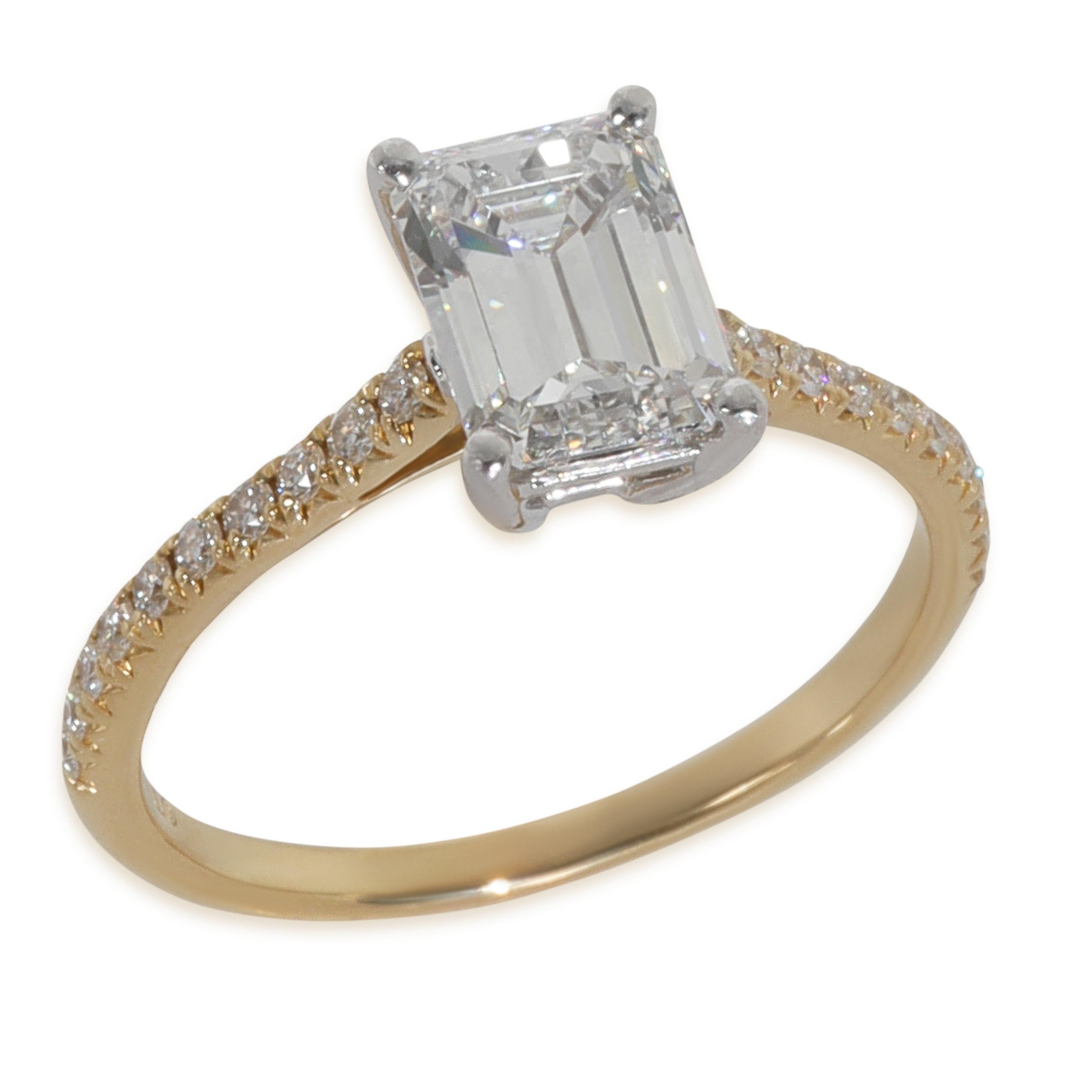 Tiffany & Co. 1,51 ct Smaragddiamant Novo Verlobungsring Damen im Angebot