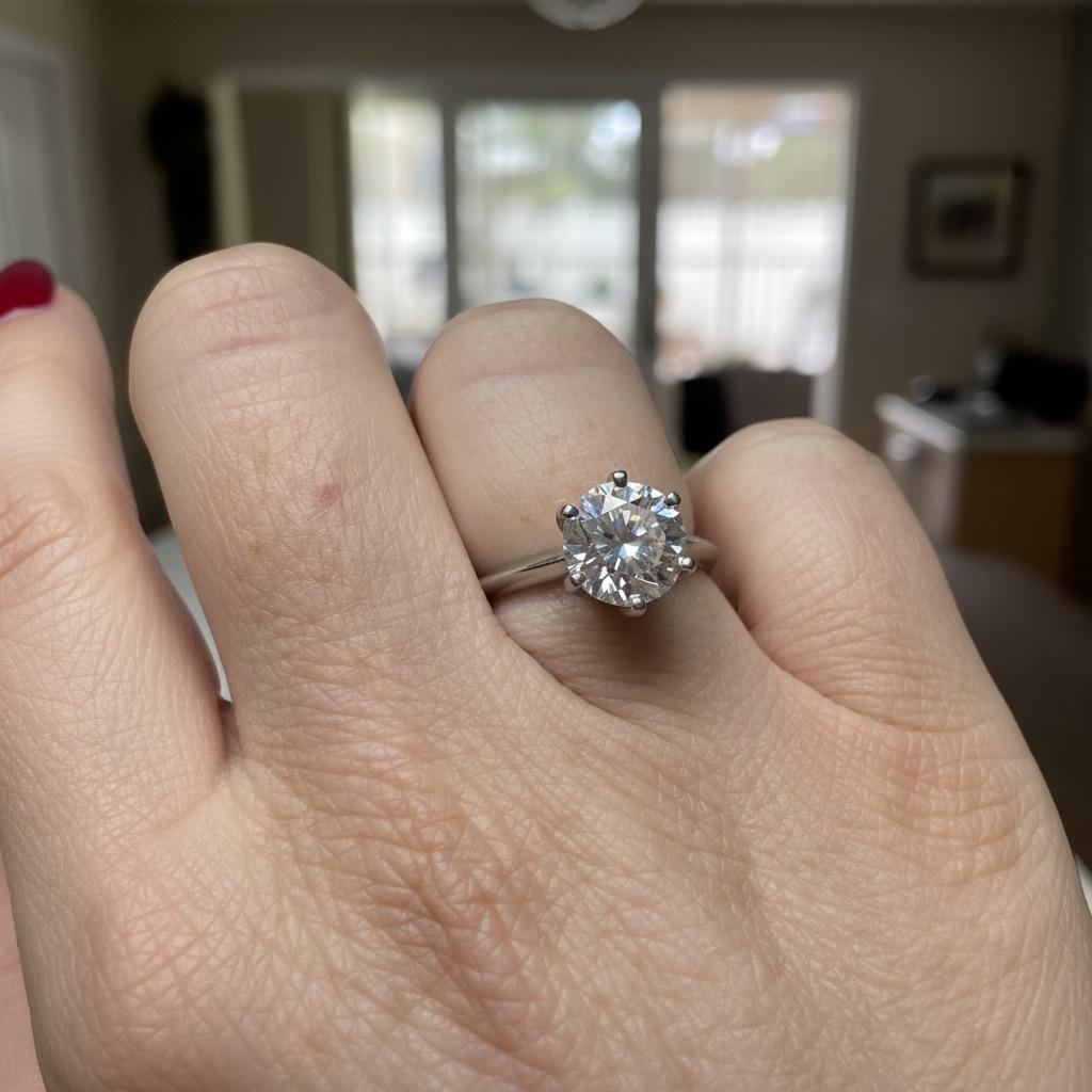 Un iconico solitario in platino di Tiffany & Co. con un diamante tondo brillante da 1,52 carati di qualità eccezionale. Classificata di colore F e purezza VVS1, la pietra presenta una presenza di colore bianco brillante e superba purezza interna.