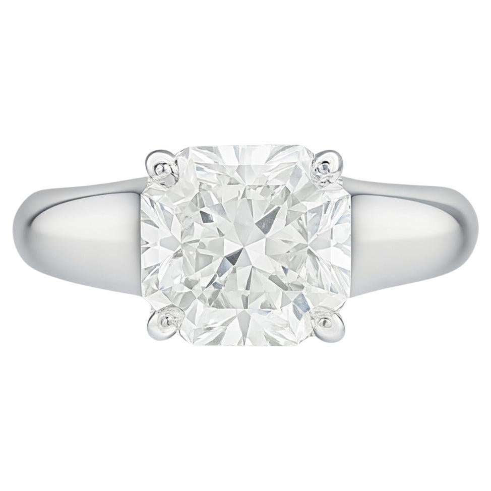 Tiffany
Co. Anello solitario con diamante quadrato taglio Brilliante Lucida da 1,52 carati