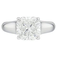 Tiffany & Co. 1.52 Carat Lucida Square Brilliant Cut Diamond Solitaire Ring