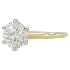 Tiffany & Co. 1.52 Carat Round Brilliant Diamond Solitaire Ring in 18k Rose Gold