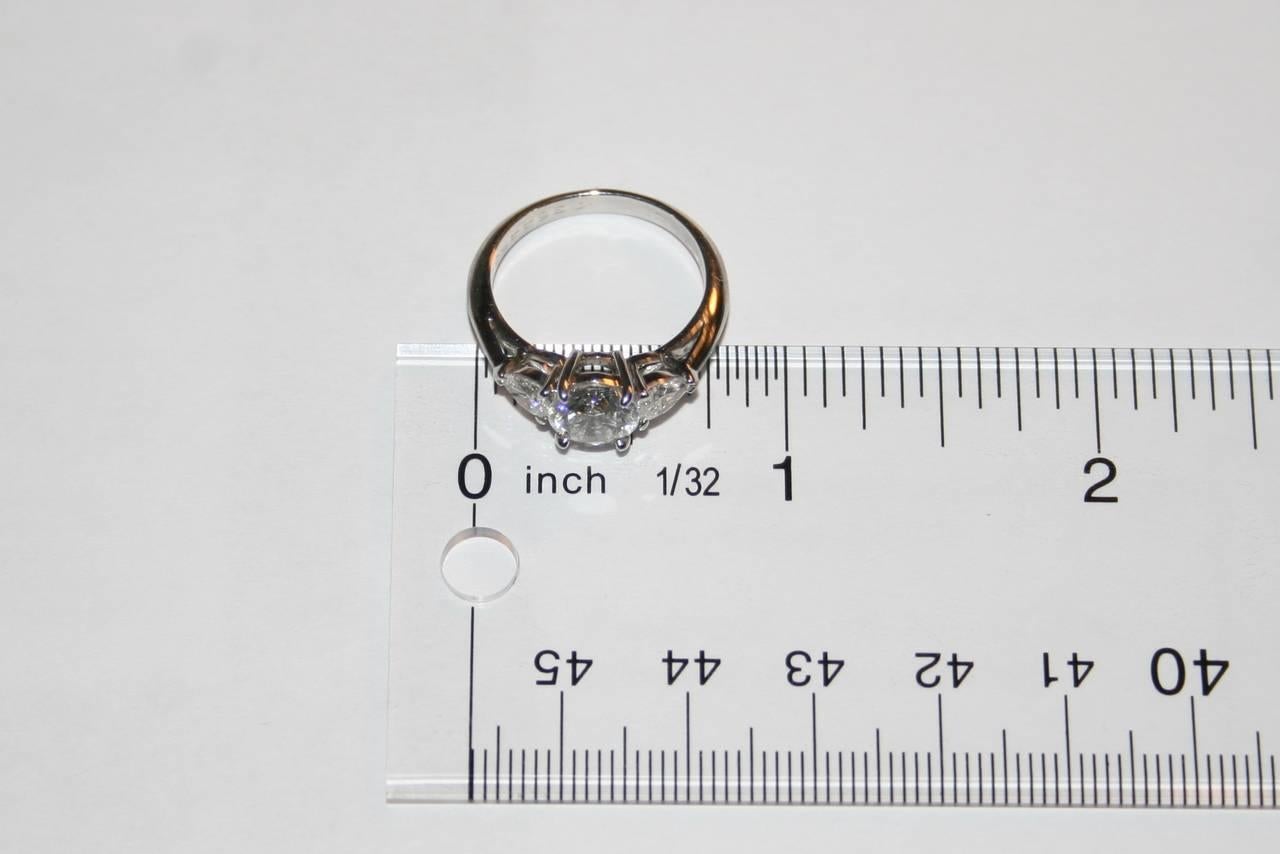 Tiffany & Co. 1.53 Carat G VS1 Diamond Platinum Ring For Sale 3