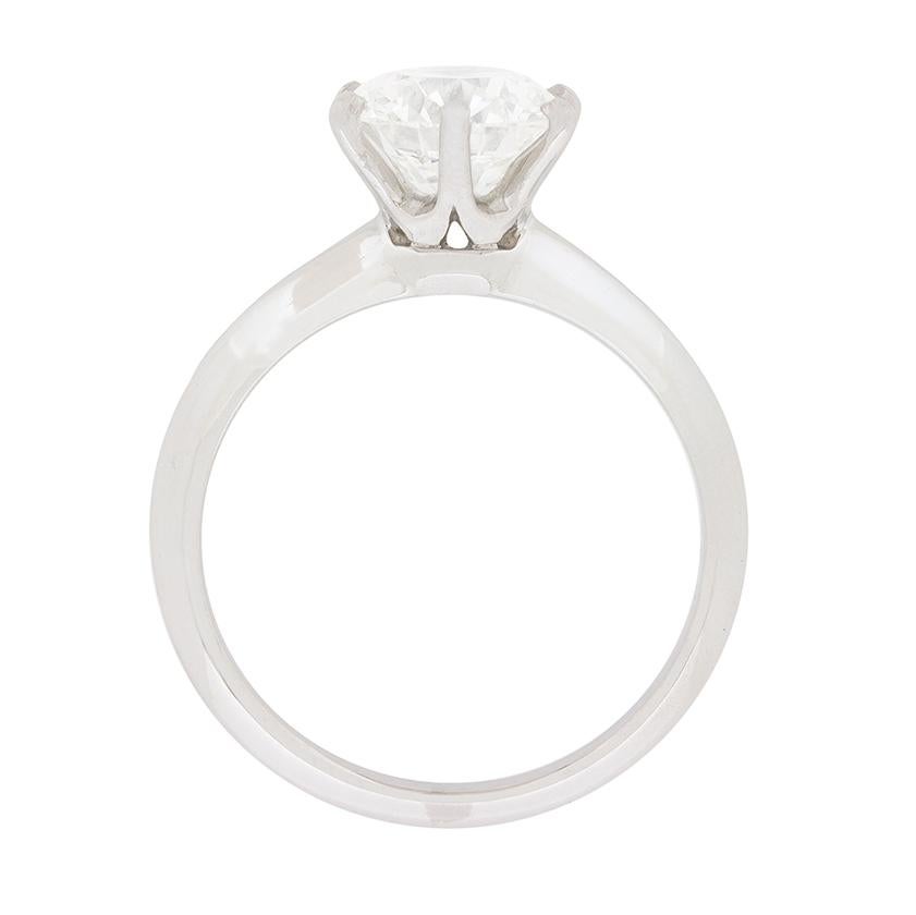 Solitario de diamantes Tiffany & Co. 1.56 ct en Bueno estado para la venta en London, GB