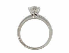 Tiffany & Co. 1.57 Carats Diamond Solitaire Engagement Platinum Ring