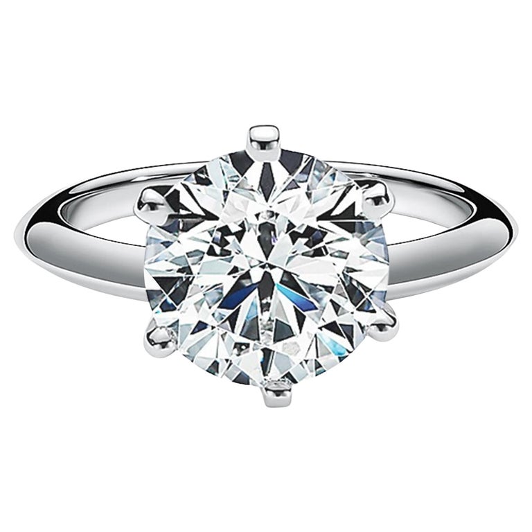 Solitaire Wedding Rings For Women Tiffany Tiffany Carat Round