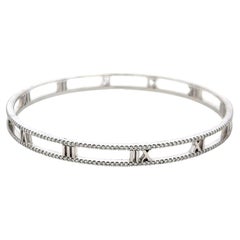 Tiffany & Co. 1,60 Karat runder Diamant 18 Karat Weißgold-Armreif