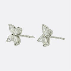 Tiffany & Co. 1.62 Carat Diamond Victoria Earrings