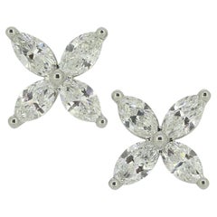 Tiffany & Co. 1.62 Carat Diamond Victoria Earrings