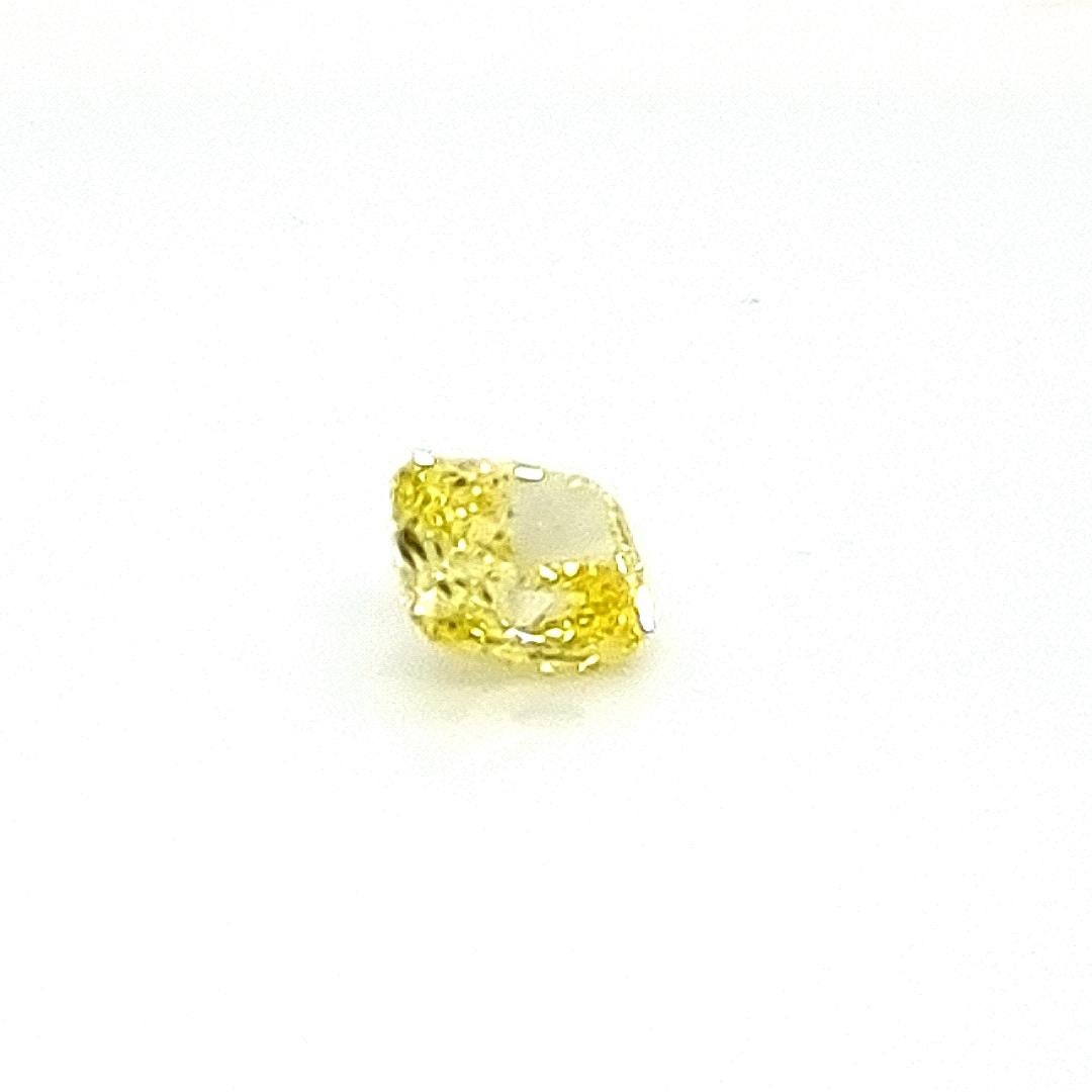 Unique features: 
Tiffany & Co 1.63ct Fancy Yellow Diamond
Cushion Modified Brilliant 1.63 Carat Fancy Intense Yellow Triple excellent. This is an extremely rare and exclusive diamond.
Metal: N/A
Carat: 1.63ct
Colour: Fancy Intense Yellow
Clarity: