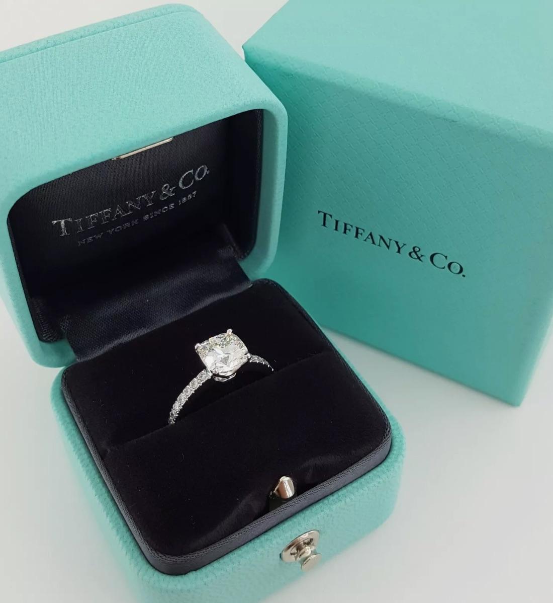 Cushion Cut Tiffany & Co., 1.68 Carat Diamond 