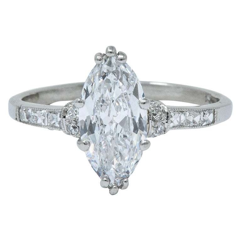 Tiffany marquise engagement ring Clearance