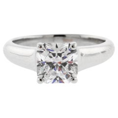 Tiffany & Co 1.69 Carat Lucida Diamond Engagement Ring