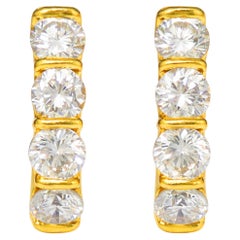 Tiffany 
Co. 1.70 Ct. 18K Yellow Gold Diamond Earrings