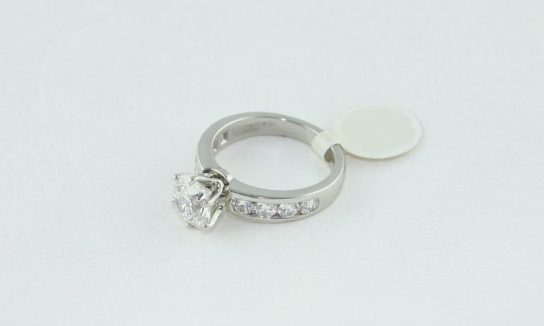 Tiffany & Co. 1.71 Carat F IF Diamond Platinum Ring For Sale 5