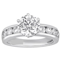 Tiffany & Co. 1,71 Karat F IF Diamant-Platinring