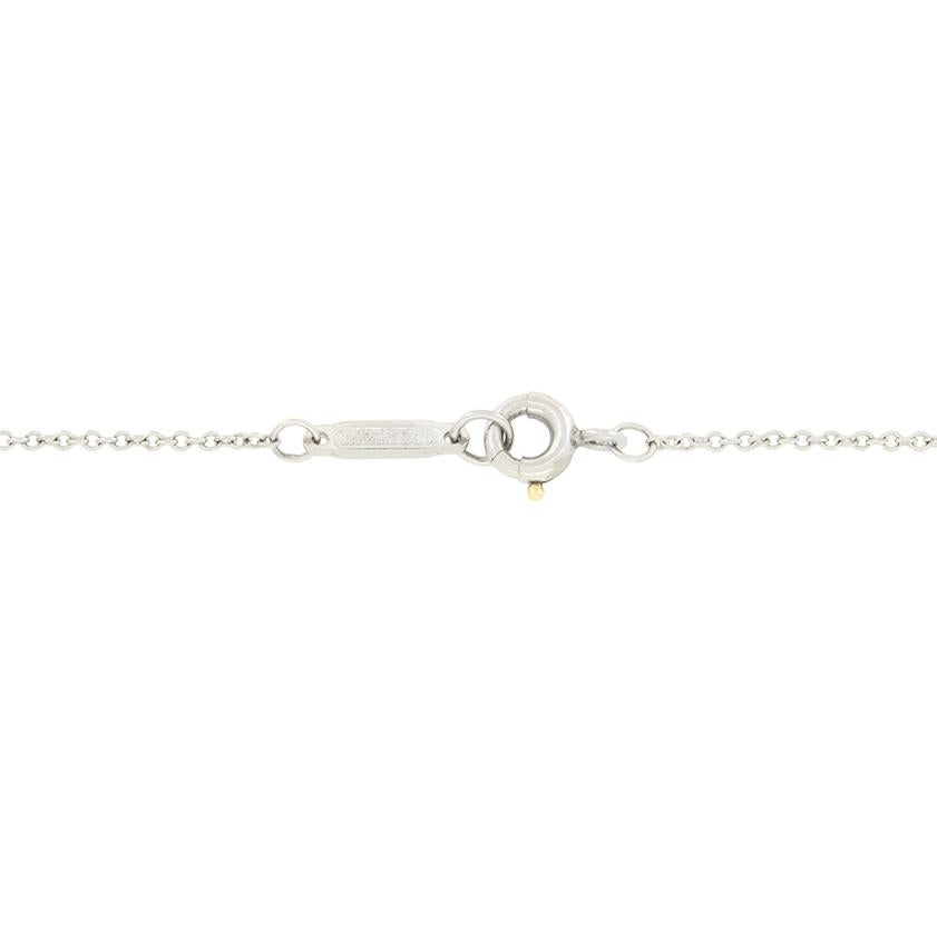 Colgante cruz de diamantes 1,71 ct Tiffany & Co. Corte brillante en venta