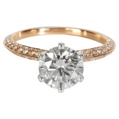 Tiffany & Co. 1.74 ct Round Brilliant Diamond Tiffany Setting Engagement Ring