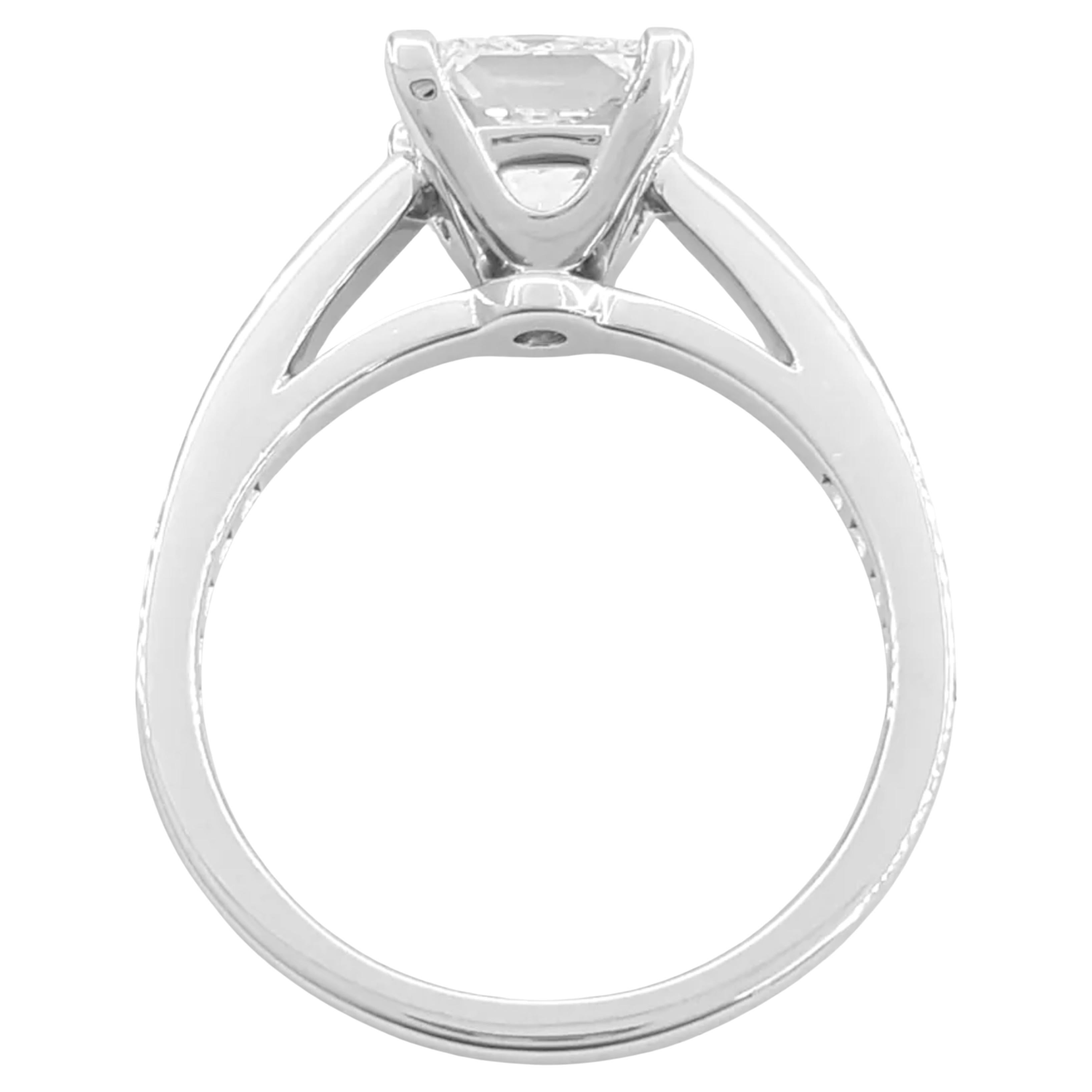 Tiffany & Co. 1,76 Karat. Grace Verlobungsring aus Platin im Zustand „Hervorragend“ im Angebot in Chicago, IL