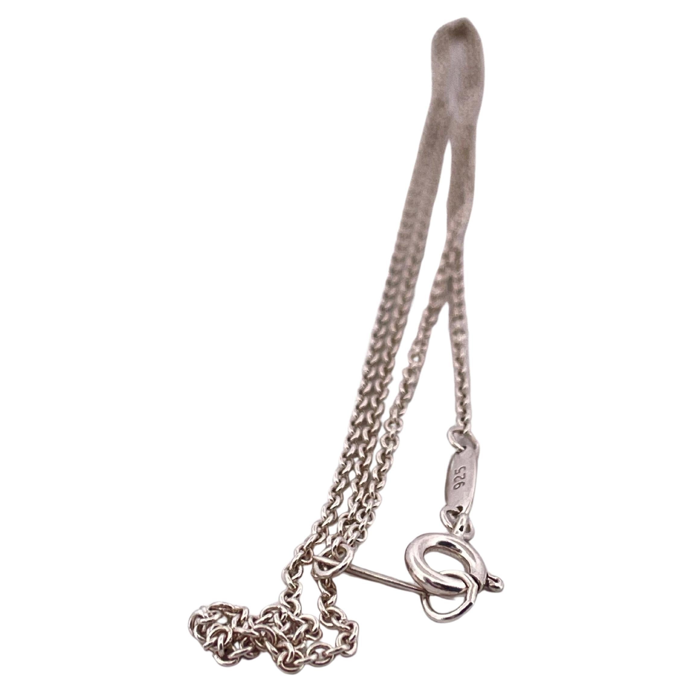 Tiffany & Co. 18” 925 Sterling Silver necklace For Sale 1