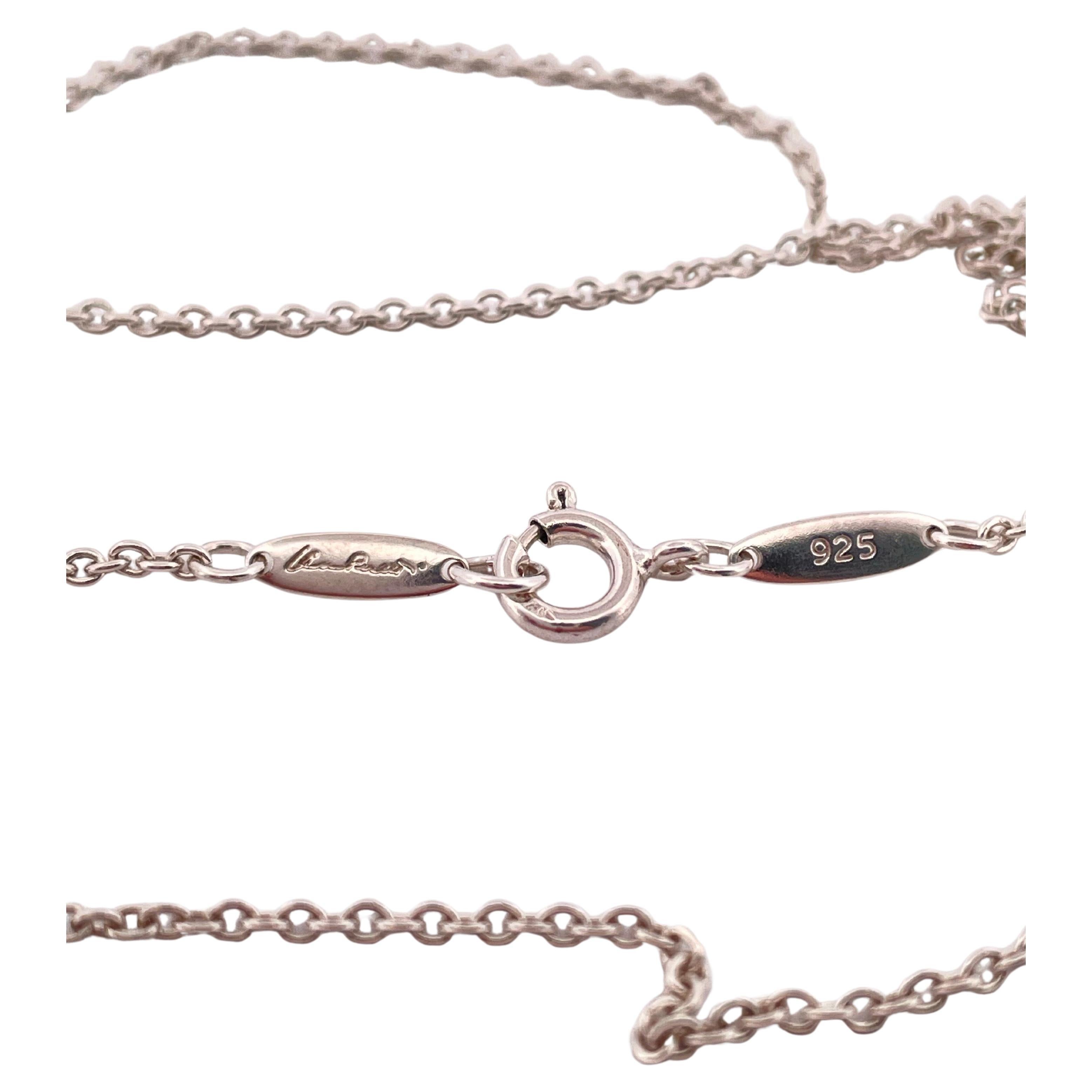 Tiffany & Co. 18” 925 Sterling Silver necklace For Sale 2