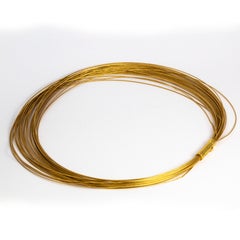 Tiffany & Co. 18 Carat Gold Wire Necklace