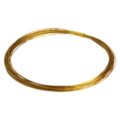 Tiffany & Co. 18 Carat Gold Wire Necklace