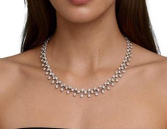 Tiffany & Co. 18 Carat Platinum Diamond Necklace