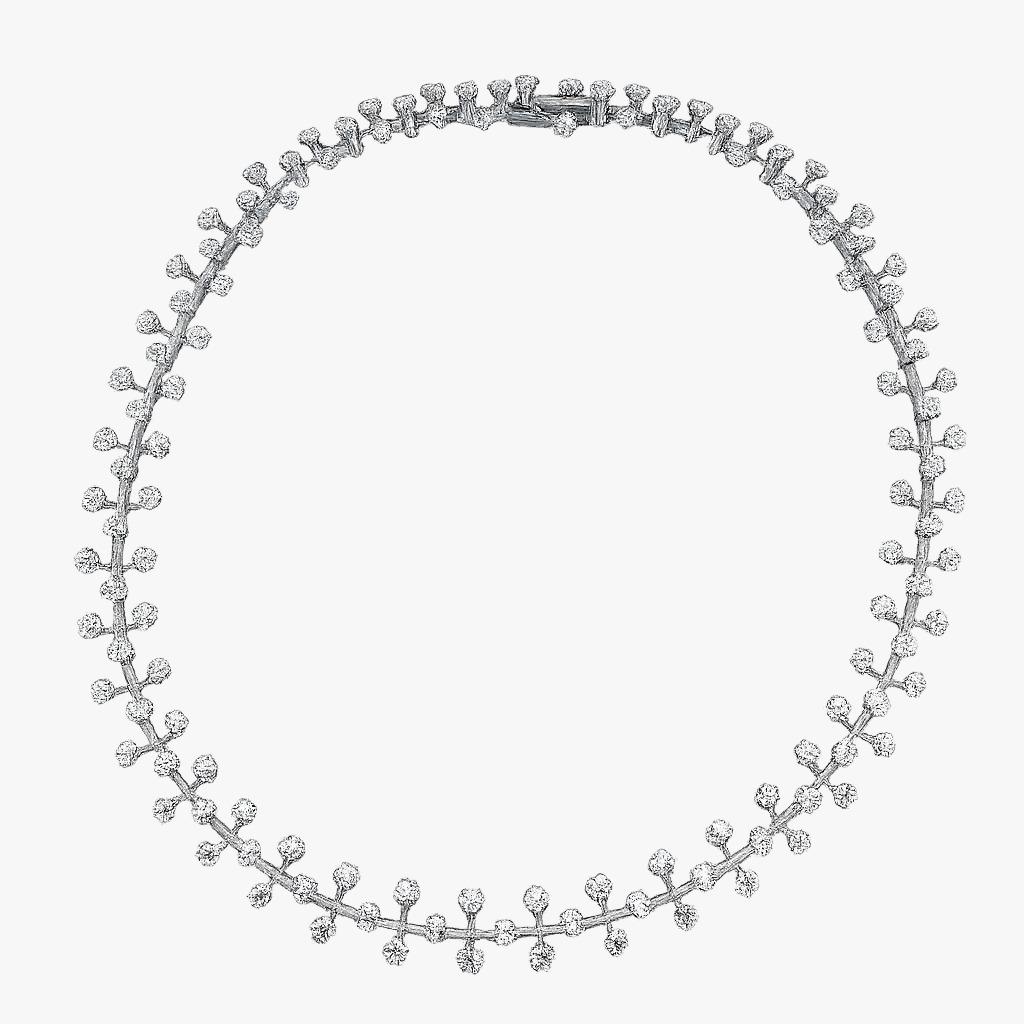 Tiffany & Co. Collier de diamants en platine 18 carats Unisexe en vente