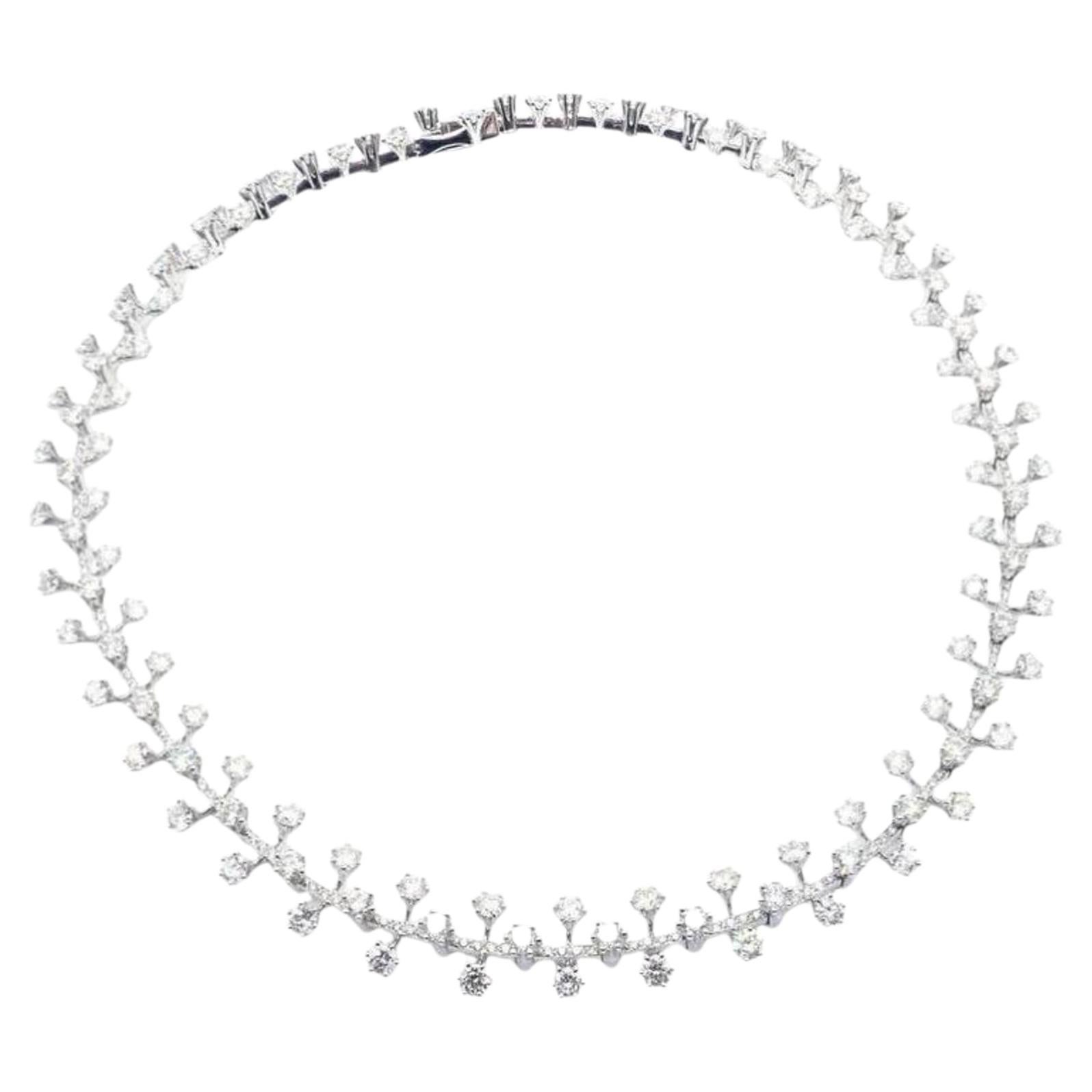 Tiffany & Co. Collier de diamants en platine 18 carats