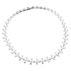 Tiffany & Co. 18 Carat Platinum Diamond Necklace
