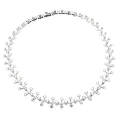 Tiffany & Co. Collier de diamants en platine 18 carats