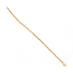 Tiffany & Co. 18 Carat Yellow Gold Belcher Link Chain Bracelet