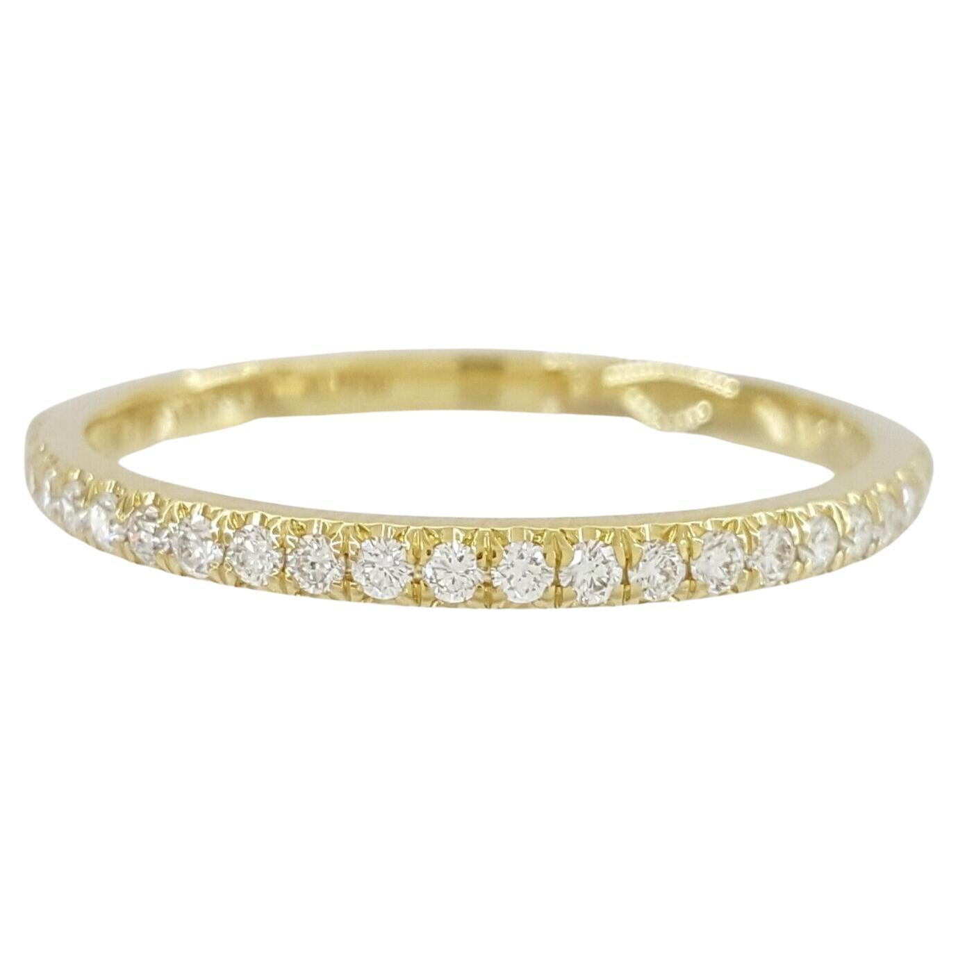 Tiffany & Co. 18 Carats Yellow Gold Eternity Diamond Ring