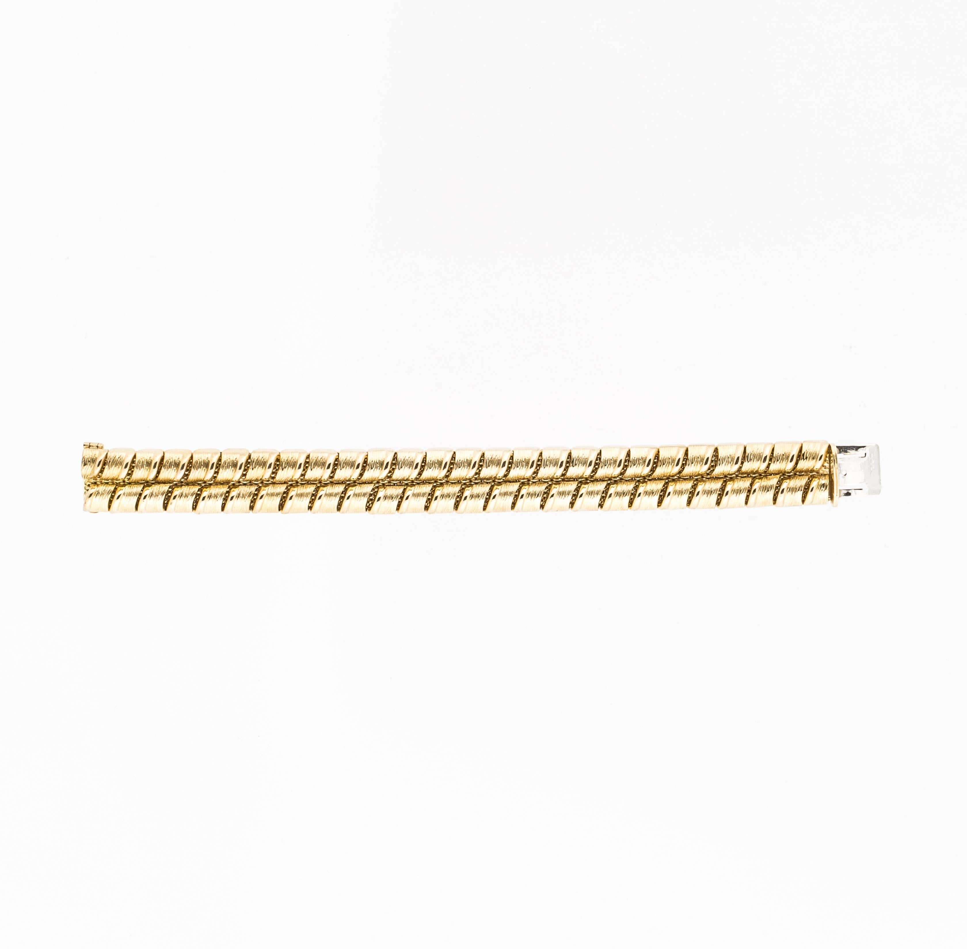 Vintage Tiffany & Co. 1970er Jahre 18K Goldarmband, Vintage im Angebot 1