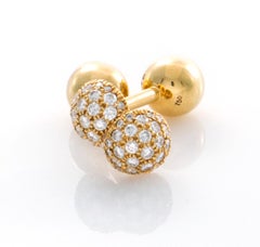 Tiffany & Co. 18 Karat Cufflinks 2.00 Carat Total Diamond Weight