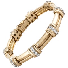 Tiffany & Co. 18K Yellow Gold Diamond Bracelet