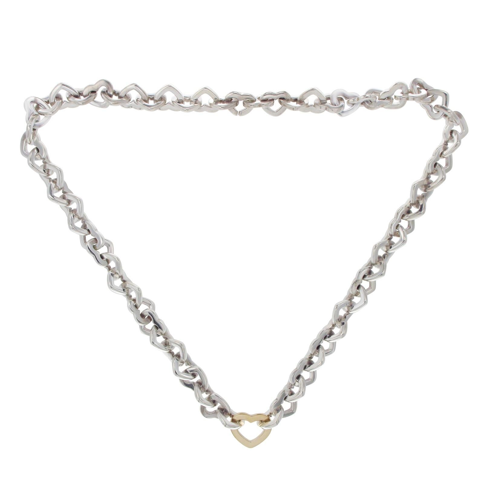 Large chain in sterling silver, 20