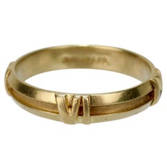 Vintage Tiffany & Co. 18 Karat Gold Atlas Men's Ring