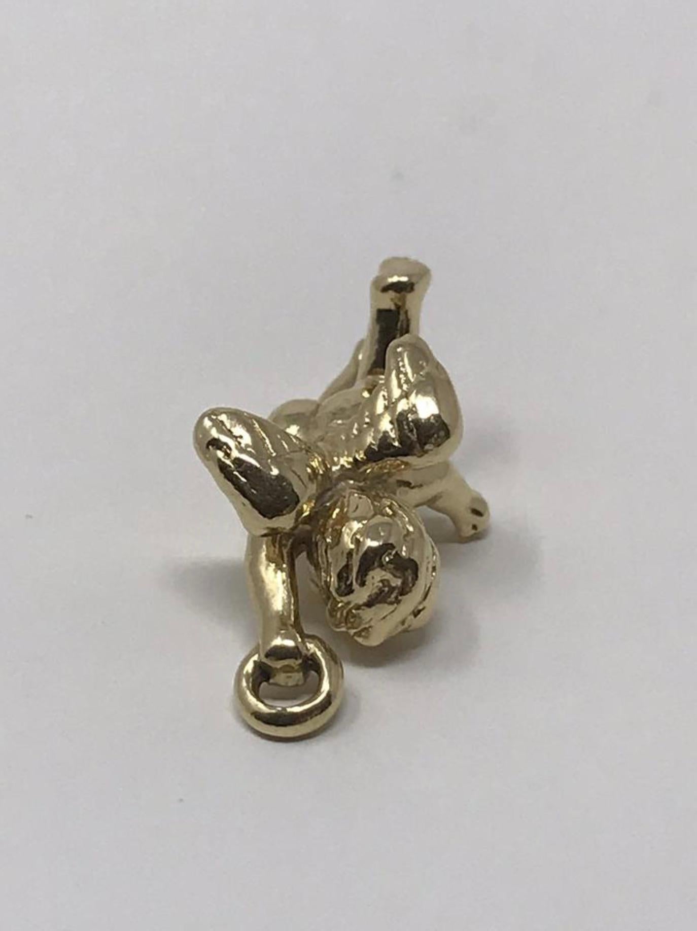 Tiffany & Co. 18 Karat Gold Cherub Charm/Pendent In Excellent Condition For Sale In Saint Charles, IL