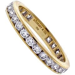Tiffany & Co. 18 Karat Gold Diamond Band-Ring