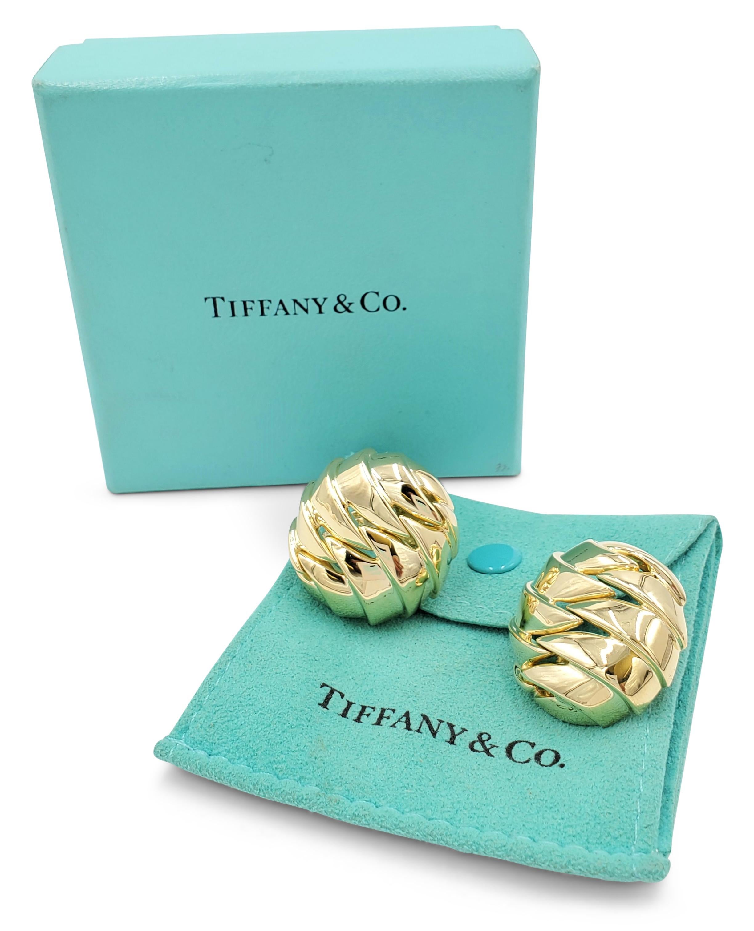 Tiffany & Co. 18 Karat Gold Earrings 1