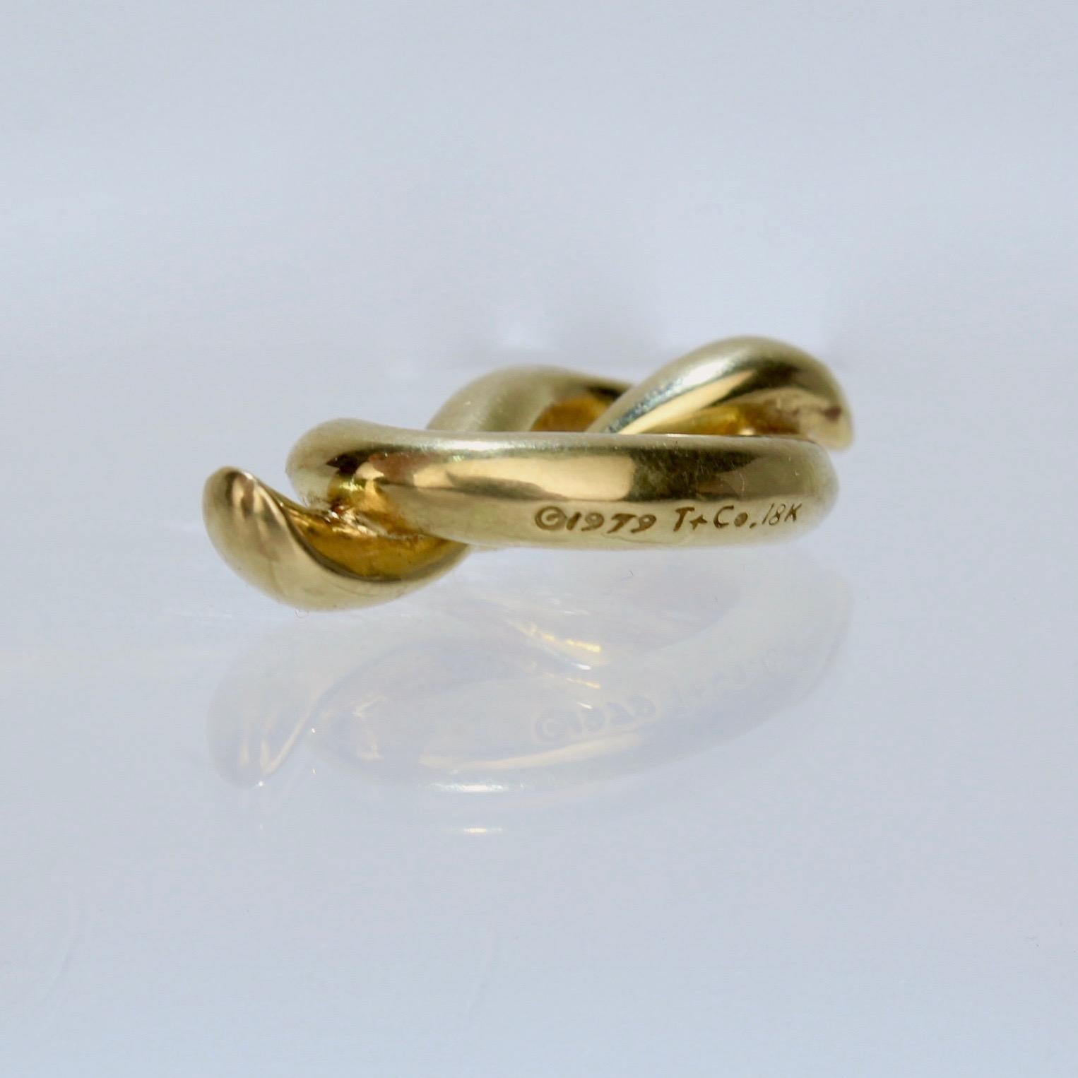 gold pretzel charm