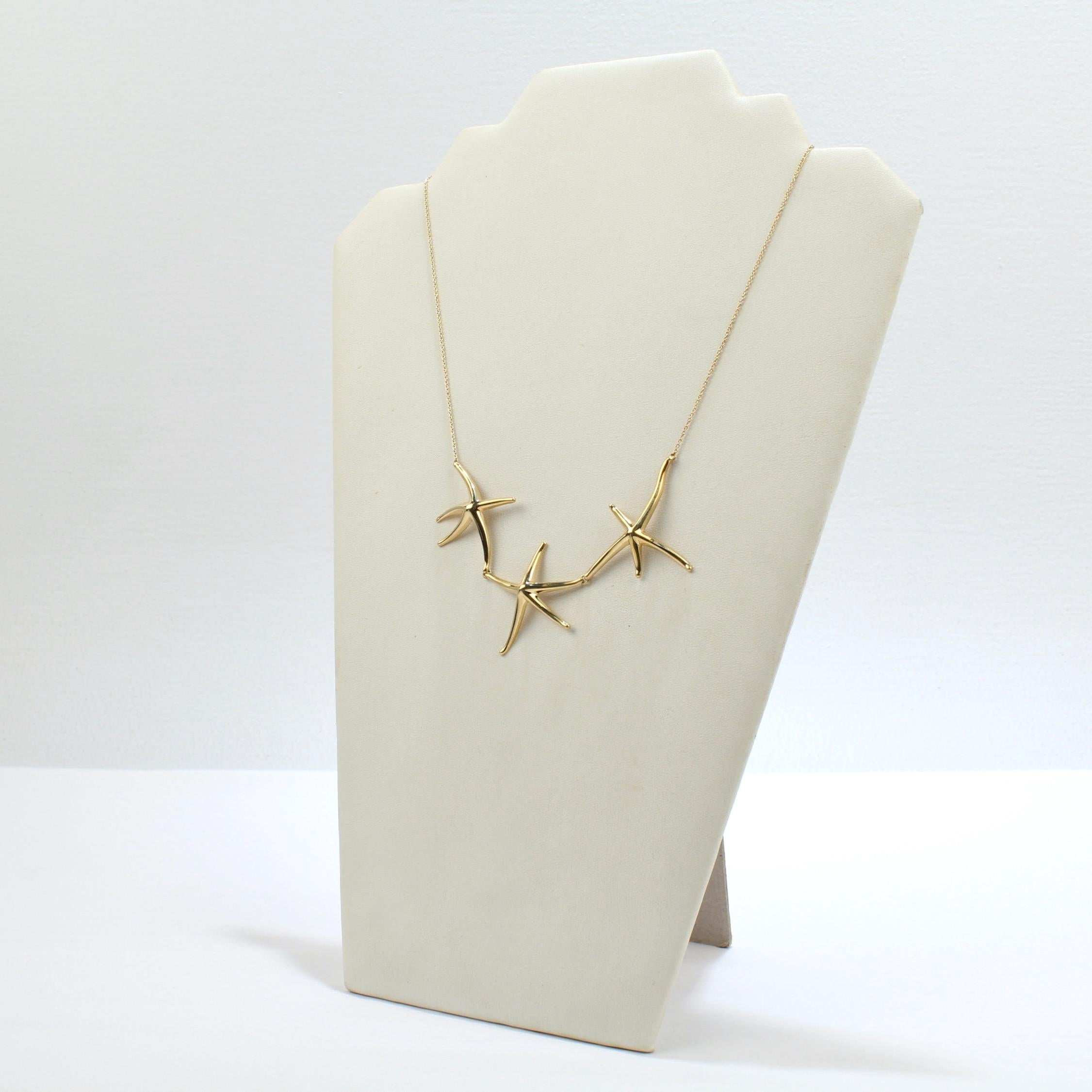 tiffany and co starfish necklace