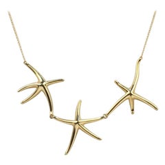 Tiffany & Co. 18 Karat Gold Starfish Necklace by Elsa Peretti