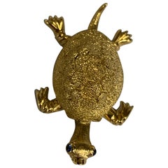 Tiffany & Co. 18 Karat Gold Turtle Brooch