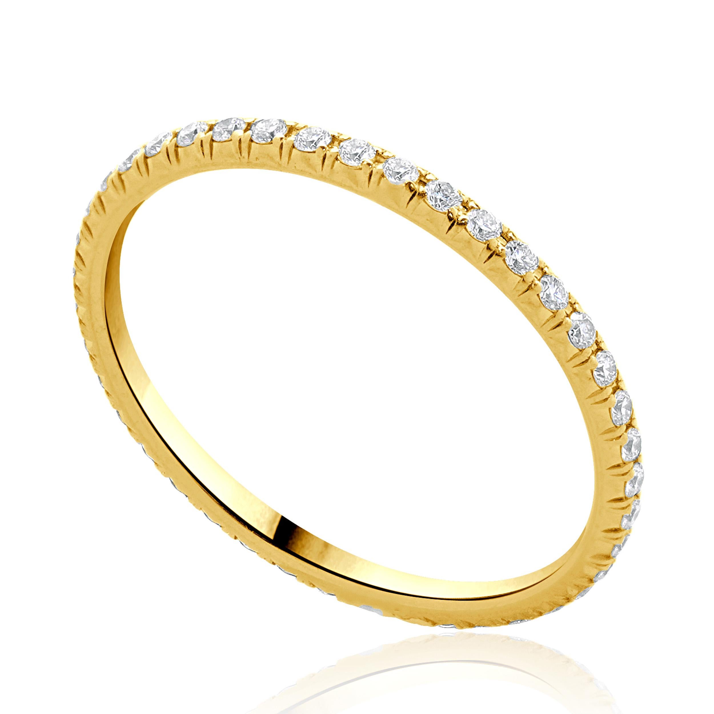 Eternity-Ring von Tiffany & Co. aus 18 Karat Roségold mit Diamant Soleste im Zustand „Hervorragend“ im Angebot in Scottsdale, AZ