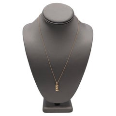 Tiffany & Co. Collana con ciondolo a goccia "LOVE" in oro rosa 18 kt.